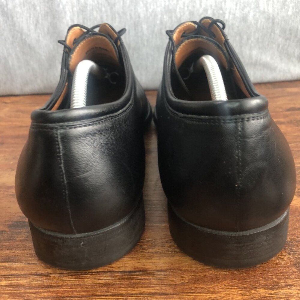 Magnanni Men’s Federico Oxford Dress Shoe Sz 11.5 Black Leather Cap Toe GUC - Picture 3 of 11